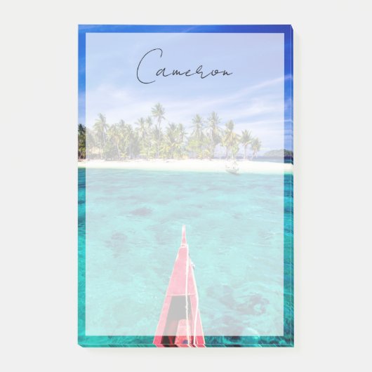 Tropische Strände | El Nido, Philippinen, Palawan Post-it Klebezettel (Vorderseite)