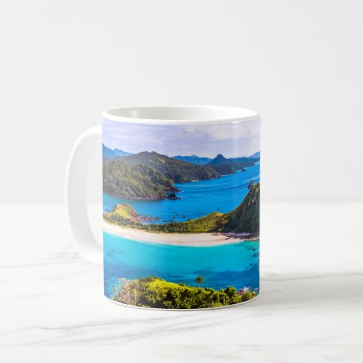 Tropische Strände | El Nido Phillipines Kaffeetasse (Vorderseite Links)