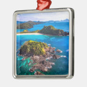 Tropische Strände | El Nido Phillipines Ornament Aus Metall (Links)