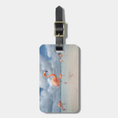 Tropische Strände | Flamingos Beach, Aruba Gepäckanhänger (Vorderseite vertikal)