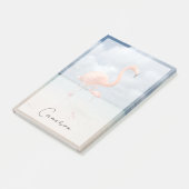 Tropische Strände | Flamingos Beach, Aruba Post-it Klebezettel (angewinkelt)