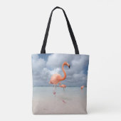 Tropische Strände | Flamingos Beach, Aruba Tasche (Rückseite)