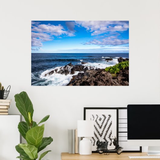 Tropische Strände | Haleakala National Park Maui Poster (Heimbüro)