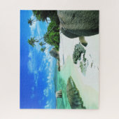 Tropische Strände | Insel La Digue Puzzle (Vertikal)
