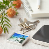 Tropische Strände | Insel La Digue Schlüsselanhänger (Seite)