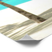 Tropische Strände | Insel & Lagune, Malediven Poster (Ecke)