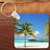 Tropische Strände | Insel & Lagune, Malediven Schlüsselanhänger (Vorderseite)