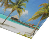 Tropische Strände | Insel & Lagune, Malediven Schneidebrett (Ecke)