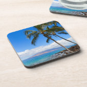 Tropische Strände | Insel Maui Hawaii Getränkeuntersetzer (Linke Seite)