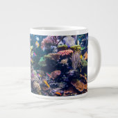 Tropische Strände | Korallenriff Jumbo-Tasse (Vorderseite Rechts)