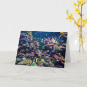 Tropische Strände | Korallenriff Karte (Gelbe Blume)