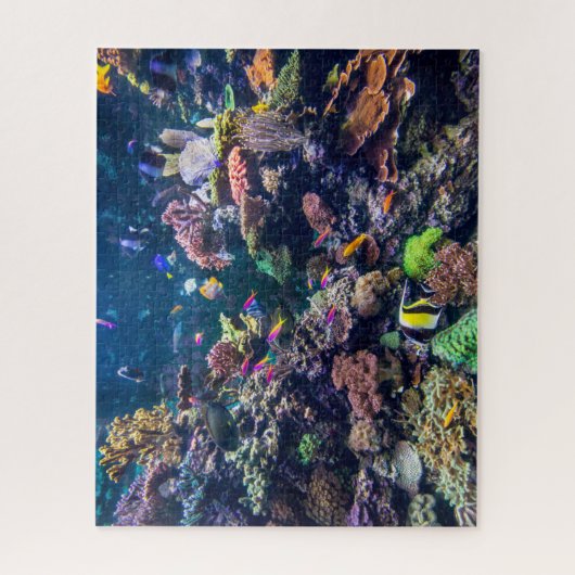 Tropische Strände | Korallenriff Puzzle (Vertikal)