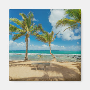 Tropische Strände Kuau Cove Beach, Maui Hawaii Magnet