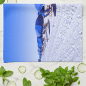 Tropische Strände | Leitungswasser, Florida Geschirrtuch (Gefaltet)