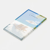 Tropische Strände | Lounge Chairs Beach, Bora Bora Post-it Klebezettel (angewinkelt)