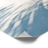 Tropische Strände | Lounge Chairs Beach, Bora Bora Poster (Ecke)