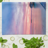 Tropische Strände | Maldives Bungalows Geschirrtuch (Gefaltet)