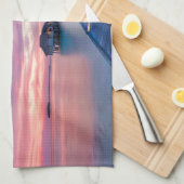 Tropische Strände | Maldives Bungalows Geschirrtuch (Viertel Falte)