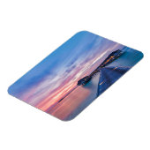 Tropische Strände | Maldives Bungalows Magnet (Linke Seite)