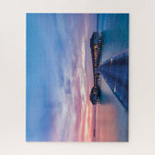 Tropische Strände | Maldives Bungalows Puzzle (Vertikal)