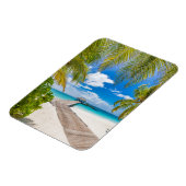 Tropische Strände | Maldives Island Wooden Jetty Magnet (Linke Seite)