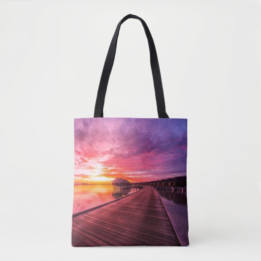 Tropische Strände | Malediven Sunset Tasche (Vorderseite)