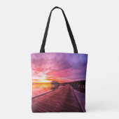 Tropische Strände | Malediven Sunset Tasche (Rückseite)