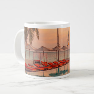 Tropische Strände Malediven Tropical Beach & Poo Jumbo-Tasse