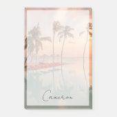 Tropische Strände | Malediven Tropical Beach & Poo Post-it Klebezettel (Vorderseite)