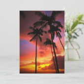 Tropische Strände | Maui Hawaii Dankeskarte (Stehend Vorderseite)