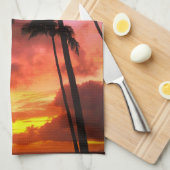 Tropische Strände | Maui Hawaii Geschirrtuch (Viertel Falte)