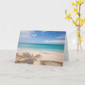 Tropische Strände | Maui, Hawaii Karte (Gelbe Blume)