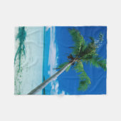 Tropische Strände | Motu Tofari Beach, Bora Bora Fleecedecke (Vorderseite (Horizontal))