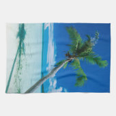 Tropische Strände | Motu Tofari Beach, Bora Bora Geschirrtuch (Horizontal)