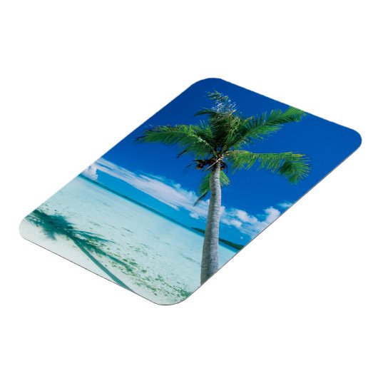 Tropische Strände | Motu Tofari Beach, Bora Bora Magnet (Linke Seite)