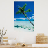 Tropische Strände | Motu Tofari Beach, Bora Bora Poster (Küche)