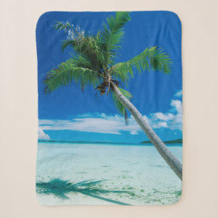 Tropische Strände Motu Tofari Beach, Bora Bora Sherpadecke
