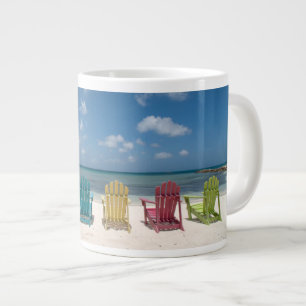 Tropische Strände   Palm Beach, Aruba Jumbo-Tasse