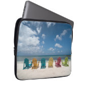 Tropische Strände | Palm Beach, Aruba Laptopschutzhülle (Vorne Rechts)