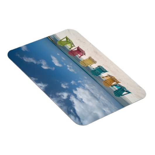 Tropische Strände | Palm Beach, Aruba Magnet (Rechte Seite)