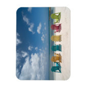 Tropische Strände | Palm Beach, Aruba Magnet (Vertikal)