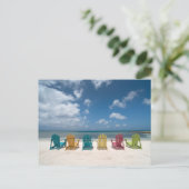 Tropische Strände | Palm Beach, Aruba Postkarte (Stehend Vorderseite)