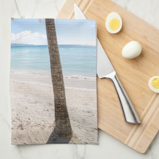 Tropische Strände | Philippinen Geschirrtuch (Viertel Falte)