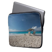 Tropische Strände | Sandstrand, Anguilla Laptopschutzhülle (Vorderseite Links)