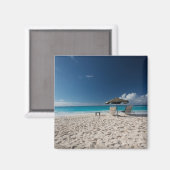 Tropische Strände | Sandstrand, Anguilla Magnet (Vorderseite/Rückseite)