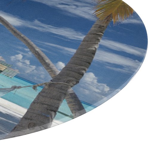 Tropische Strände | Sandstrand, Malediven Schneidebrett (Ecke)