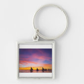 Tropische Strände | Segelboote, Philippinen Schlüsselanhänger (Vorne)