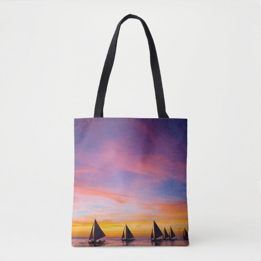 Tropische Strände | Segelboote, Philippinen Tasche (Vorderseite)