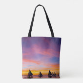 Tropische Strände | Segelboote, Philippinen Tasche (Rückseite)