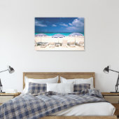 Tropische Strände | Tropischer Strandanguilla Leinwanddruck (Insitu (Schlafzimmer))